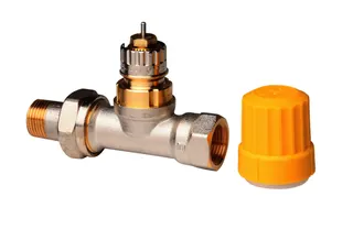 Danfoss Ventilgehäuse RA-UN 10 R 3/8, Durchgang, matt vern., 013G3002 – Bild 3