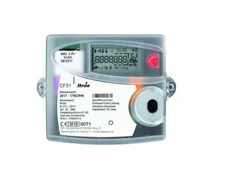 AM Haus- und Gewerbewärmezähler Split ERW CF51 25L/Imp. PT100 BAT06