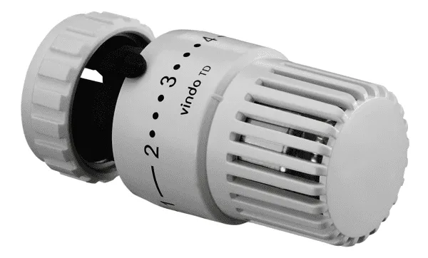 OVENTROP Thermostat "vindo TD" weiß 7-28 C, 0 * 1-5, Flüssig-Fühler,1013076