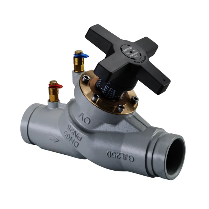 OVENTROP Strangreg.Vent.Hydrocontrol VGC DN150,Rollnut-Anschl. 168.3mm,PN16,GG25