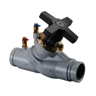 OVENTROP Strangreg.Vent."Hydrocontrol G" DN125 Rollnut-Anschl. 139.7mm,PN16,GG25
