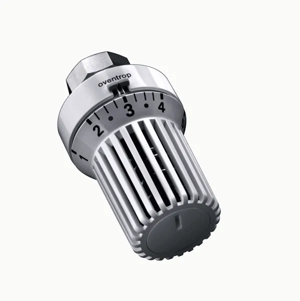 OVENTROP Thermostat "Uni XHM" 7-28 C, 0 * 1-5, Flüssig-Fühler, weiß