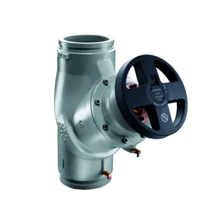 OVENTROP Strangreg.Vent.Hydrocontrol VGC DN300,Rollnut-Anschl. 323.9mm,PN16,GG25