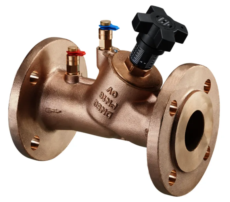 OVENTROP Strangreg.Vent.Hydrocontrol VFR DN50, PN16, Flansch/DIN,2 Messvent., Rg
