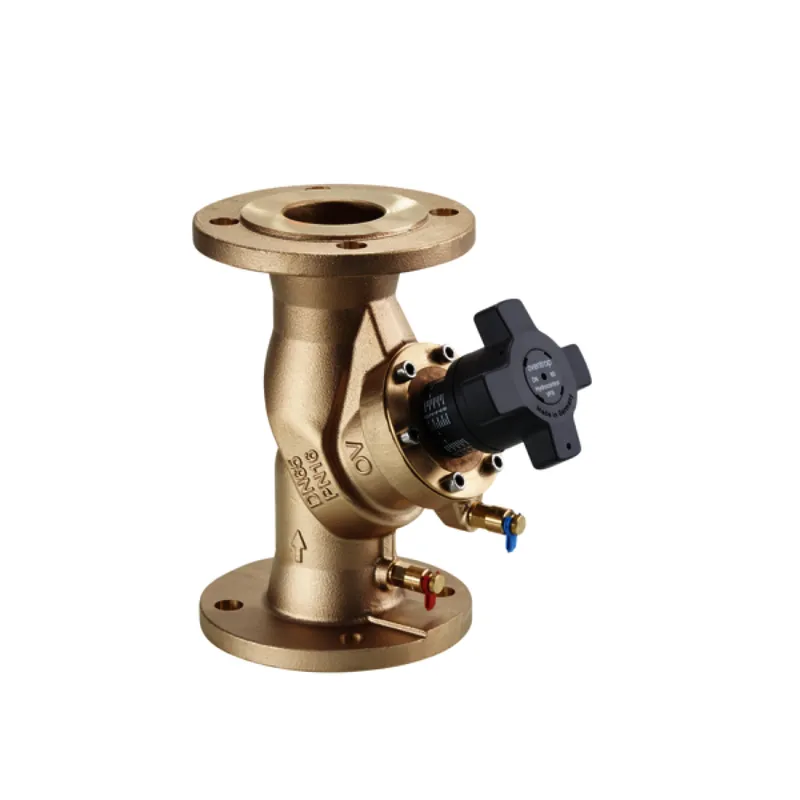 OVENTROP Strangreg.Vent.Hydrocontrol VFR DN100, PN16, Flansch/DIN,2 Messvent., Rg