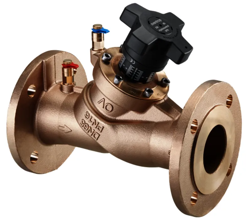 OVENTROP Strangreg.Vent.Hydrocontrol VFR DN150, PN16, Flansch/DIN,2 Messvent., Rg