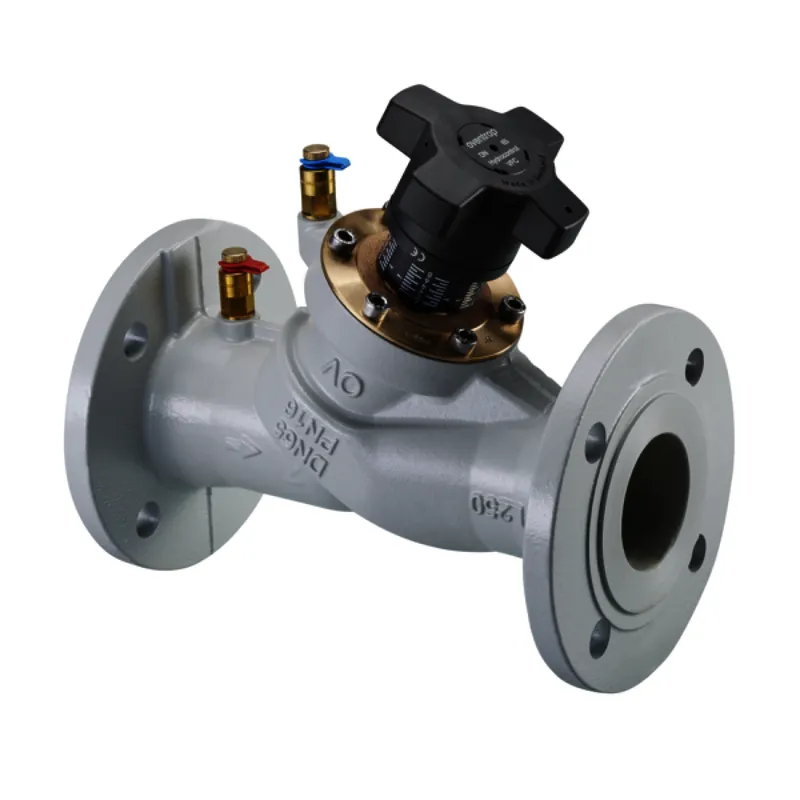 OVENTROP Strangreg.Vent.Hydrocontrol VFC DN125,PN16,Flansch/ANSI,2 Messvent.,GG25