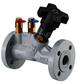 OVENTROP Strangreg.Vent.Hydrocontrol VFC DN32,PN6, Flansch/DIN, 2 Messvent., GG25 – Bild 2