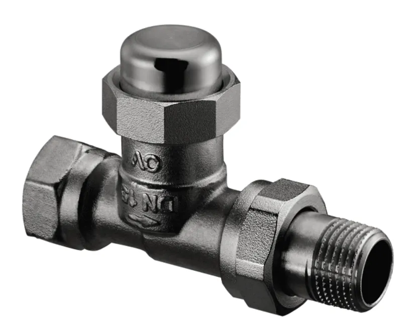 OVENTROP Heizkörper-Verschraubung "Combi LR" DN10, 3/8", PN10, Ms, Dg, vernickelt