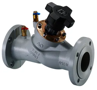 OVENTROP Strangreg.Vent.Hydrocontrol VFC DN65,PN6, Flansch/DIN, 2 Messvent., GG25