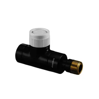 OVENTROP Thermostatventil "Baureihe E" DN15, 1/2", PN10, Durchgang, anthrazit – Bild 2