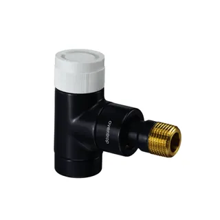 OVENTROP Thermostatventil "Baureihe E" DN15, 1/2", PN10, Eck, anthrazit – Bild 2
