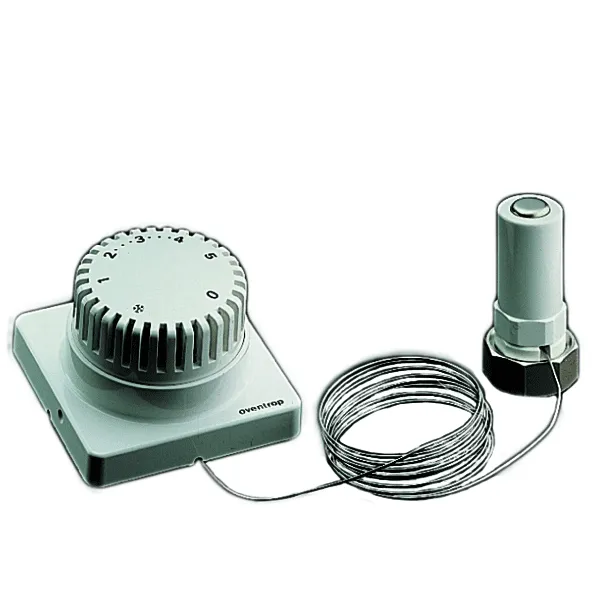 OVENTROP Thermostat "Uni FD" 7-28 C, 0 * 1-5,Fernverstellung 2m, weiß