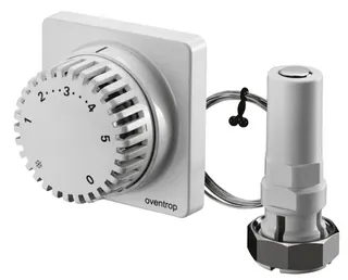 OVENTROP Thermostat "Uni FD" 7-28 C, 0 * 1-5,Fernverstellung 2m, weiß – Bild 2