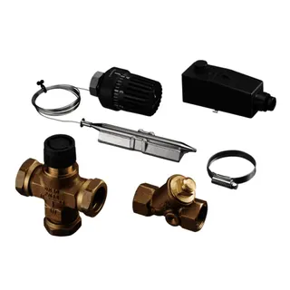 OVENTROP Regel-Set für Flächenheizungen Set 3, mit "Tri D"-Ventil, bis 200 qm