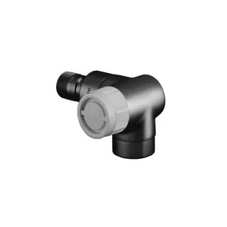 OVENTROP Thermostatventil "Baureihe E" DN15, Wi.-Eck rechts, Edelstahl-Design – Bild 2