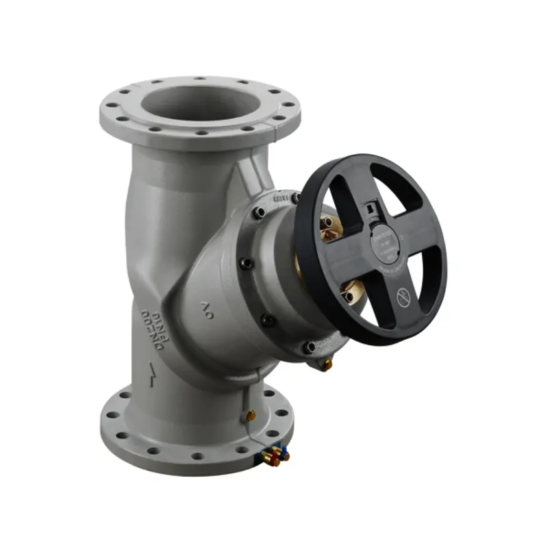 OVENTROP Strangreg.Vent.Hydrocontrol MFC DN200,PN16,Flansch,mit integr.Messblende