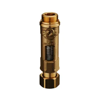 OVENTROP Strangregulierventil mit Durch- flussanzeige,DN25,5-40 I/min., 1"AGx1"ÜM