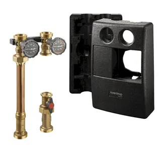 OVENTROP Anbindesystem "Regumat S-180" DN32, ohne Pumpe, mit Isolierung