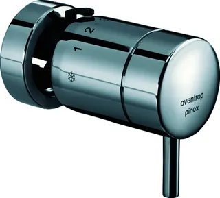 OVENTROP Design Thermostat "pinox D" verchromt, Klemmanschluss
