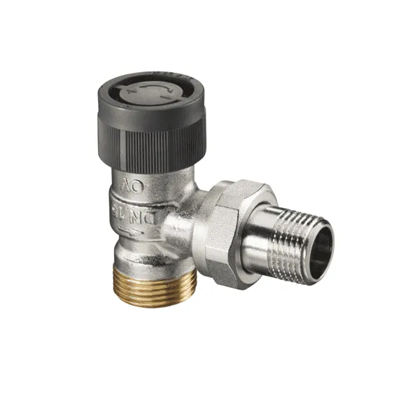 OVENTROP Thermostatventil "Baureihe A" DN15, G 3/4 AG x R 1/2 AG, Eck