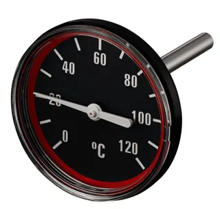 OVENTROP Ersatz-Thermometer für "Regumat/Regusol" DN 25, rot – Bild 2