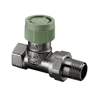 OVENTROP Durchgangsventil RFV 9 DN10 kurze Bauform+stufenl.,Voreinstl,1185103