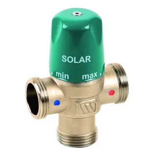 comfort-Solar-thermostat. Brauchwasserm. max. 110 Grad Einstellbereich 30-65 Grad