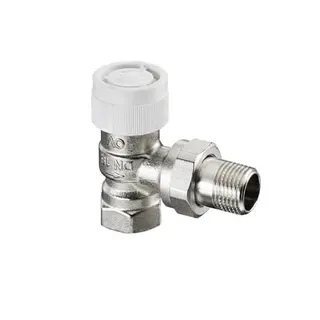 comfort-Thermostat-Ventilunterteil Typ AV 9 DN 15 (1/2") Eckform