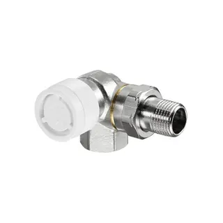 comfort-Thermostat-Ventilunterteil Typ AV 9 DN 15 (1/2") Winkeleck links
