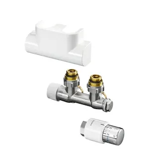 comfort-Multiblock-T-Anschluss-Set Eckform weiß