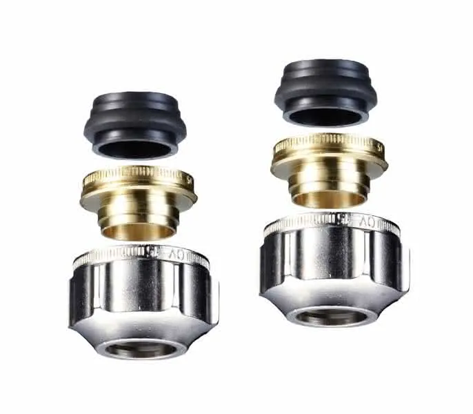 comfort-Klemmringverschraubung für Kupferrohr weichdichtend 2 Stück 10mm