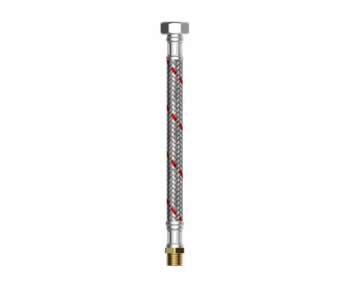 comfort-Flexibler Schlauch Edelstahlumf. für Heizung ÜM/AG DN 32 (11/4")x700x32mm