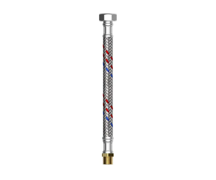 comfort-Flexibler Schlauch Edelstahlumf. DVGW ÜM/AG DN 32(11/4")x700x32mm