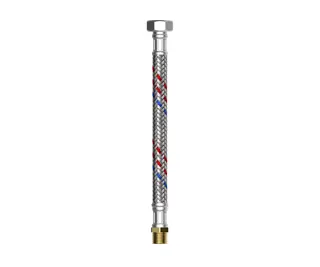 comfort-Flexibler Schlauch Edelstahlumf. DVGW ÜM/AG DN 32(11/4")x700x32mm