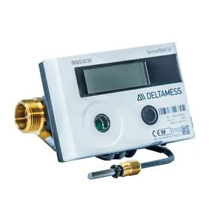 DM Ultraschall-Kompakt-Wärmezähler Eco qp 0,6 DN 15 G3/4 x 110mm TF 5,2mm f DM