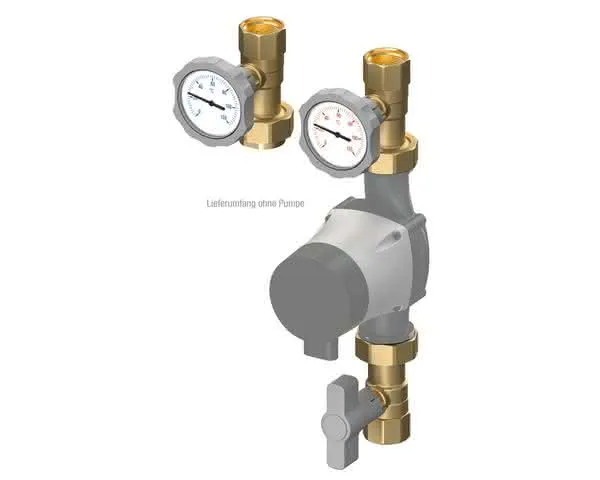 Meibes Pumpen-Absperr- und Rücklaufset C+R 1", Nr. 61127.1