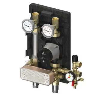 Meibes Trennsystem Edition 8 1" Grundfos Alpha2 25-60 ES 36 Platten, 45811.37