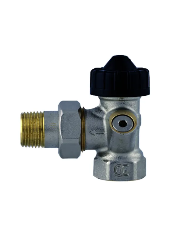 Gampper VarioQ M Thermostat-Ventil 3/8" Eck vernickelt DN10, Nr. 181210101