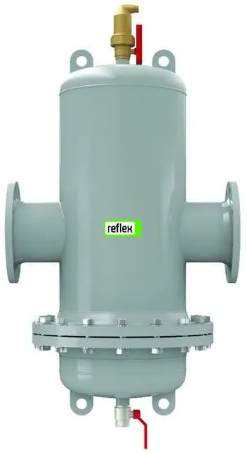 Reflex Mikroblasen-/Schmuztabscheider Extwin TW 65 R, Flansch, 8253410
