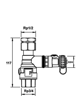 Pneumatex Kappenabsperrhahn DLV 15 Messing, RP 1/2, Nr. 5351432 – Bild 4
