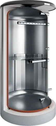 BOSCH Pufferspeicher BH 500-6 ERZ B für Wärmepumpen, 1620x650, 500 L, Vlies