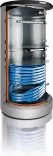 BO Pufferspeicher STORA BHS 750-6 ERZ 1B für Wärmepumpen, 1820x1030, 750L, silber