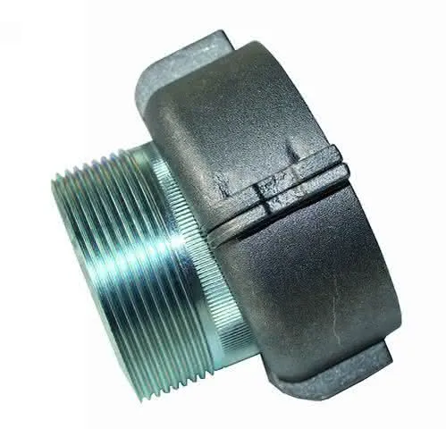 Schütz Anschlussstück DN 50 auf 2" (AG) mit Überwurfmutter S75x6(IG),Nr. 3024301