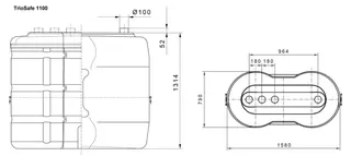 Dehoust Doppelwandiger Sicherheits Tank TrioSafe 1100 Plus, Nr. 961540 – Bild 2