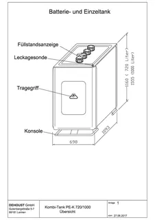Dehoust Erweiterungspaket DE-A-01 Kombi Tanks 720,1000, Nr. 952403 – Bild 3