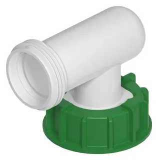 Roth Winkel-Füllrohr/Füllstar/komplett Düse d:6mm/grün/Doppelw.-T.620+1000L