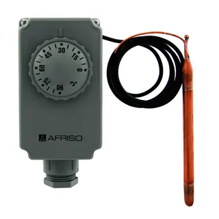 Afriso Gehäuse-Tauchthermostat GTK/7RD mit Kapillar 2000mm, außenliegend,67424X