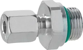 GOK Verschraubung GELRB 6 x G3/8 kurz mit O-Ring, Nr. 1306205