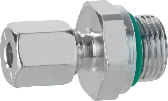 GOK Verschraubung GELRB 12 x G3/8 kurz mit O-Ring, Nr. 1306705